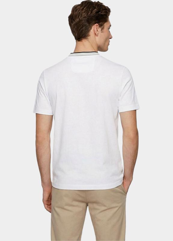 BOSS Green T-shirt korte mouw Wit TS_Pique 10266738 01 50575207/100