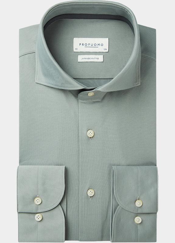 Profuomo Business hemd lange mouw Groen  PP2H00008A/Z