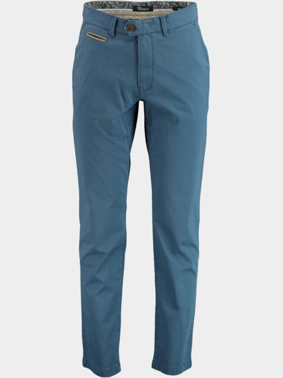 Gardeur Katoenen Broek Blauw Benny-3 Modern Fit Chino 412941/67