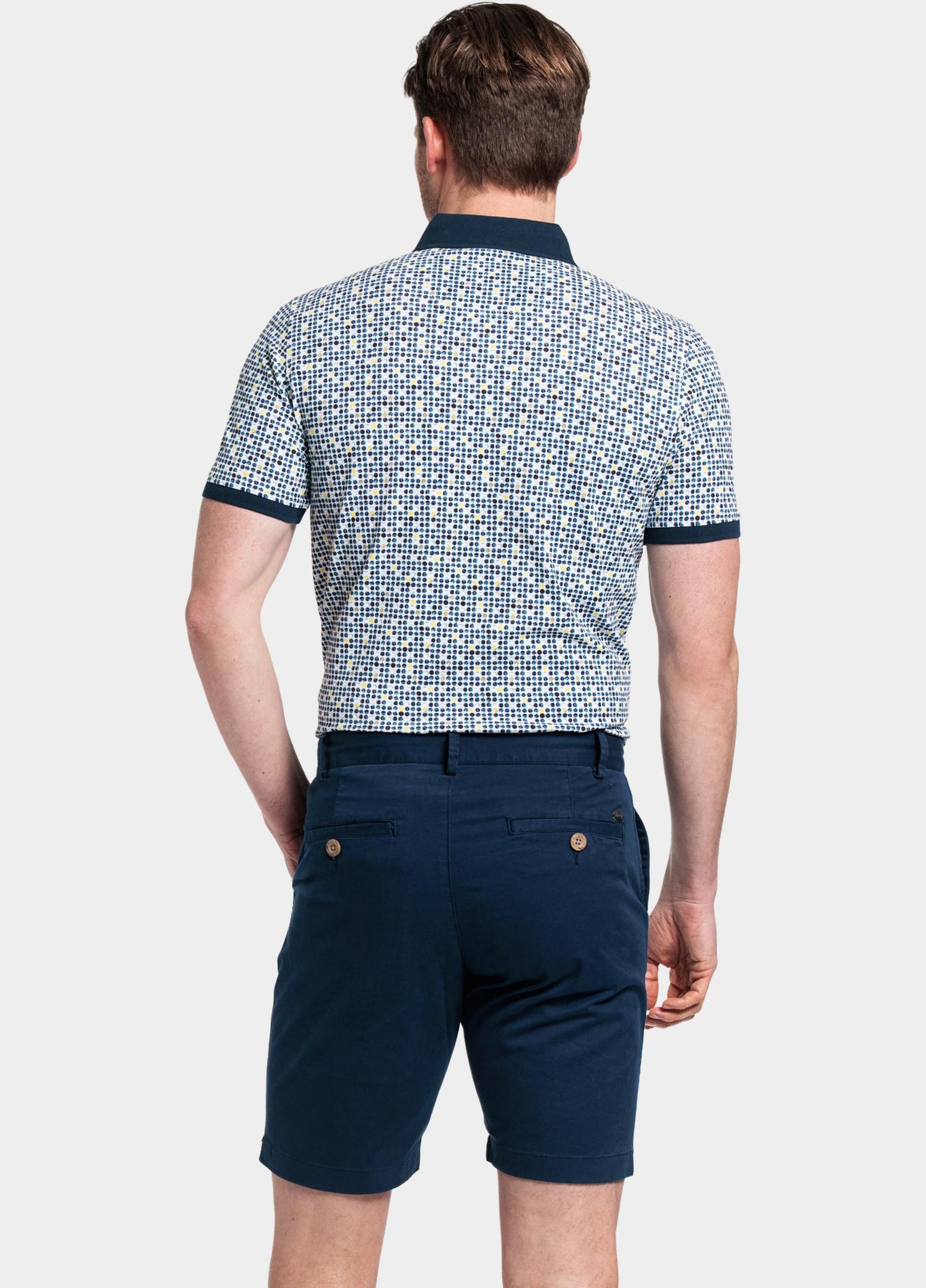 Giordano Korte Broek heren Blauw Stockholm Short Garment Dyed 411115/69