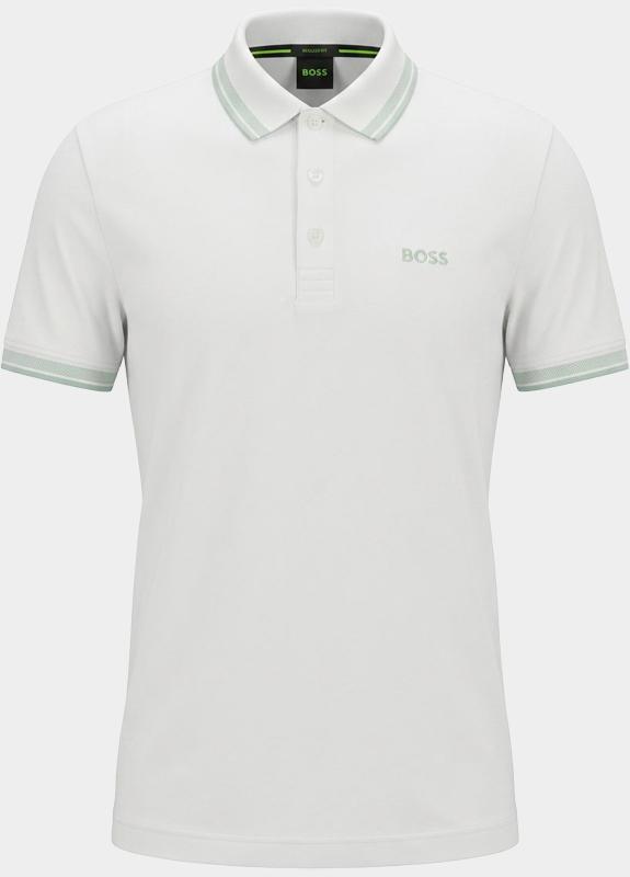BOSS Green Polo heren Wit Paddy 10241663 01 50469055/114