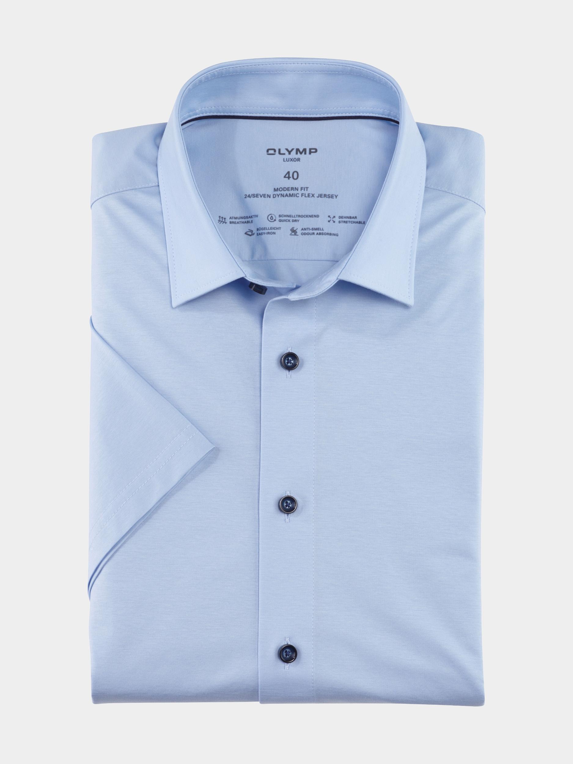 Olymp Business hemd korte mouw Blauw 1202/62 Hemden 120262/10
