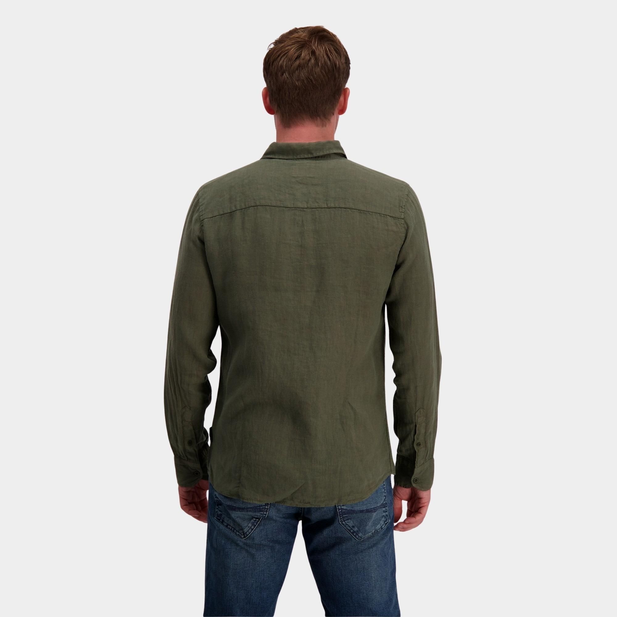 Cars Jeans Casual hemd lange mouw Groen LIONEL 46849/19