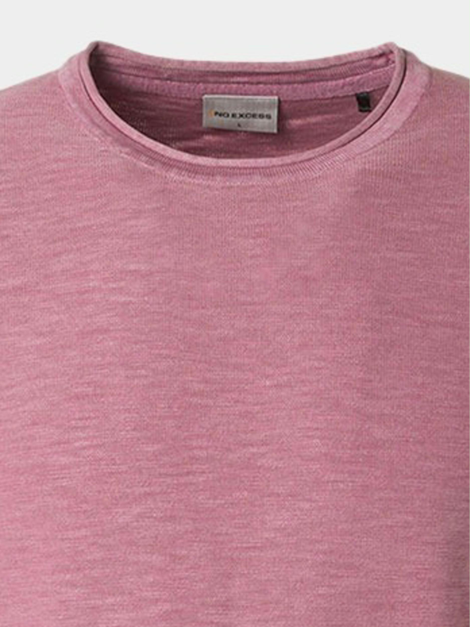 No Excess Pullover Roze Pullover Crewneck Garment Dye 19230101/146