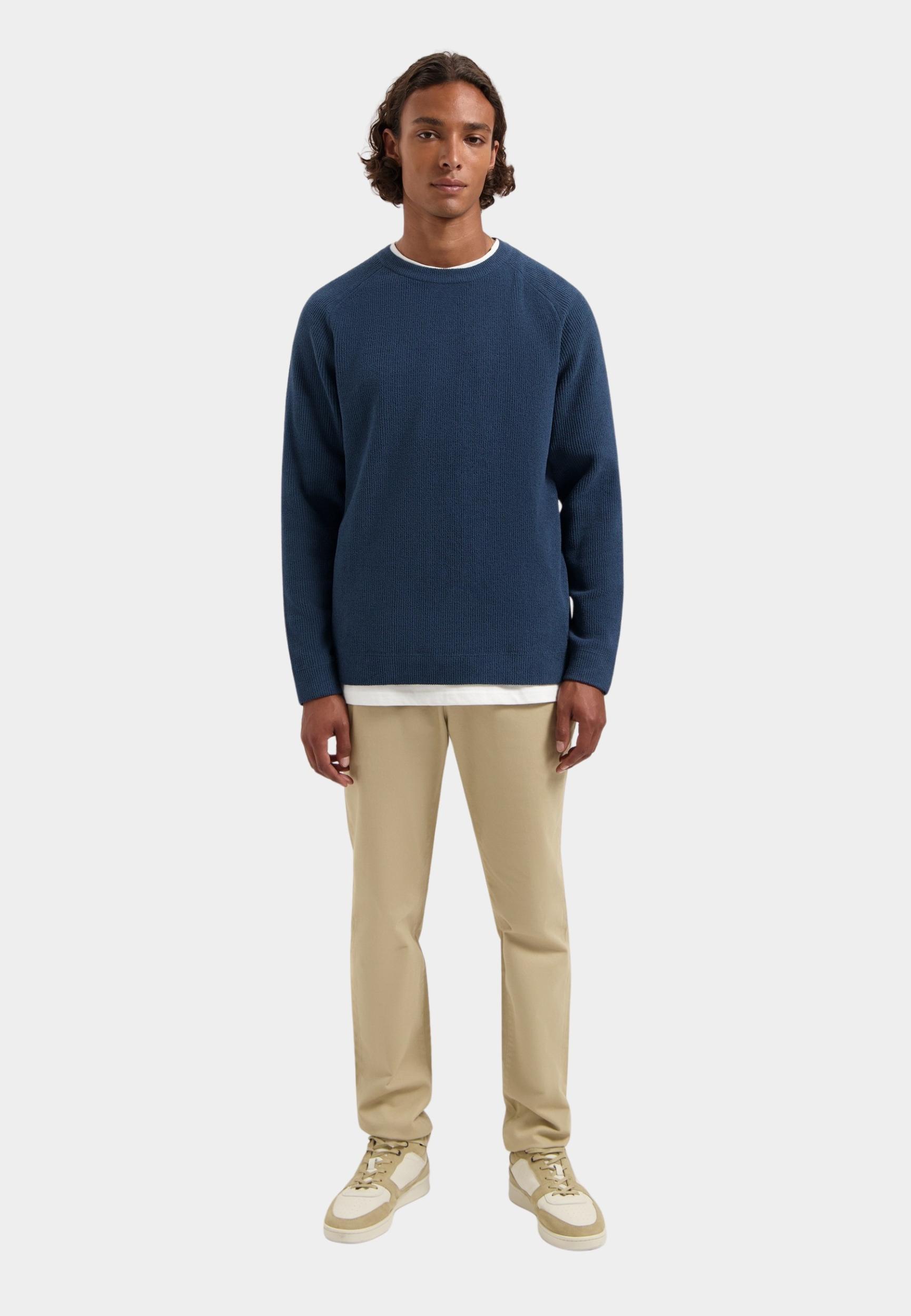 Dstrezzed Pullover Blauw Njord Crew 405582-AW24/694