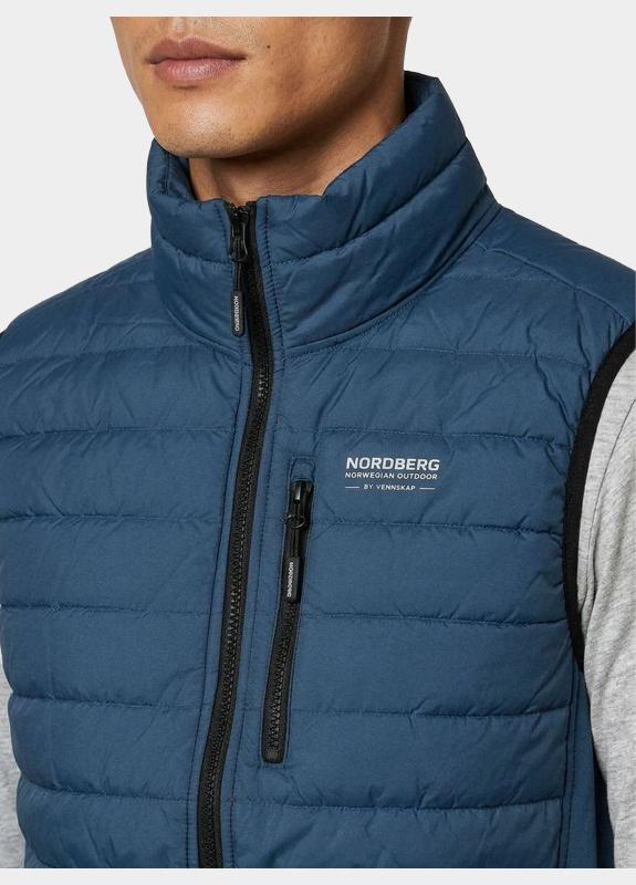 Nordberg Bodywarmer heren Blauw Tommy MJ01701/BE