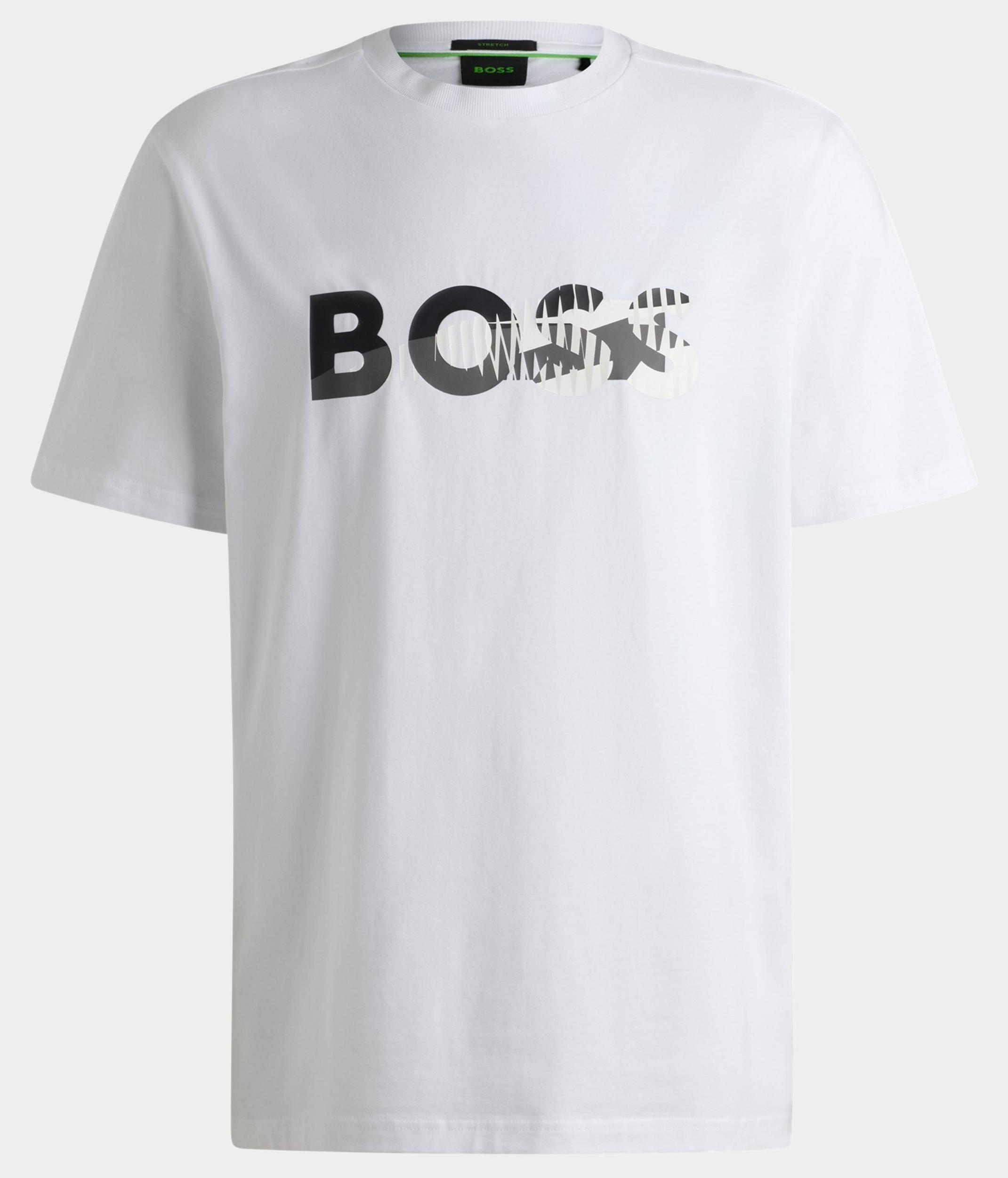 BOSS Green T-shirt korte mouw Beige Tee 8 10259046 01 50519348/101