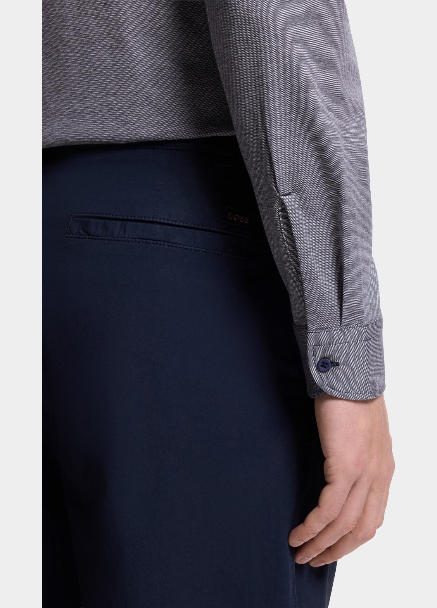 BOSS Orange Casual hemd lange mouw Blauw Mysoft_2_M 10260281 01 50519748/406