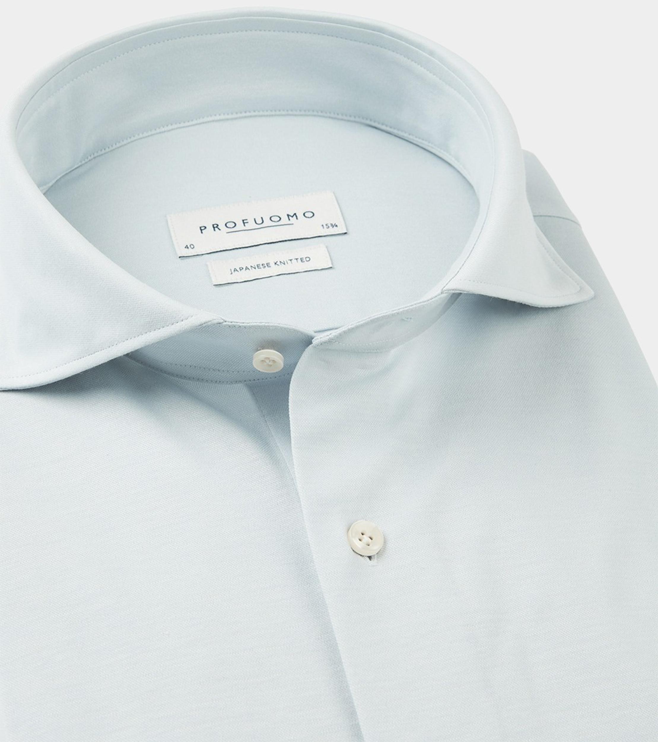 Profuomo Business hemd lange mouw Blauw  PPWH10002D/M1