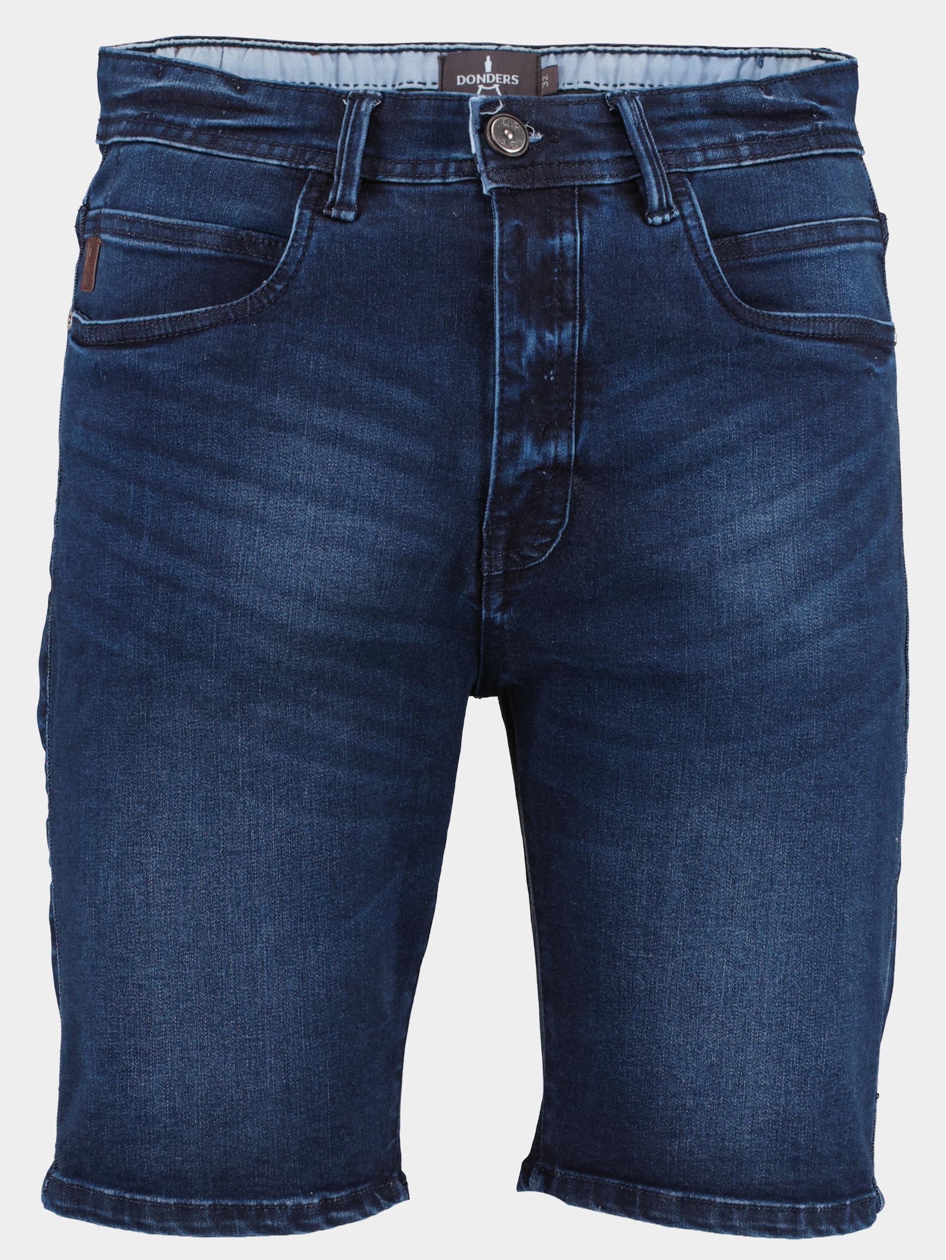 Donders 1860 Korte Broek Blauw Jeans Short 76759/781