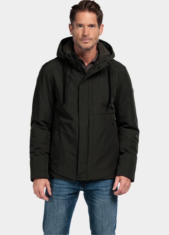 Baileys Winterjack Groen Jacket with Hood Padded. 522355/79