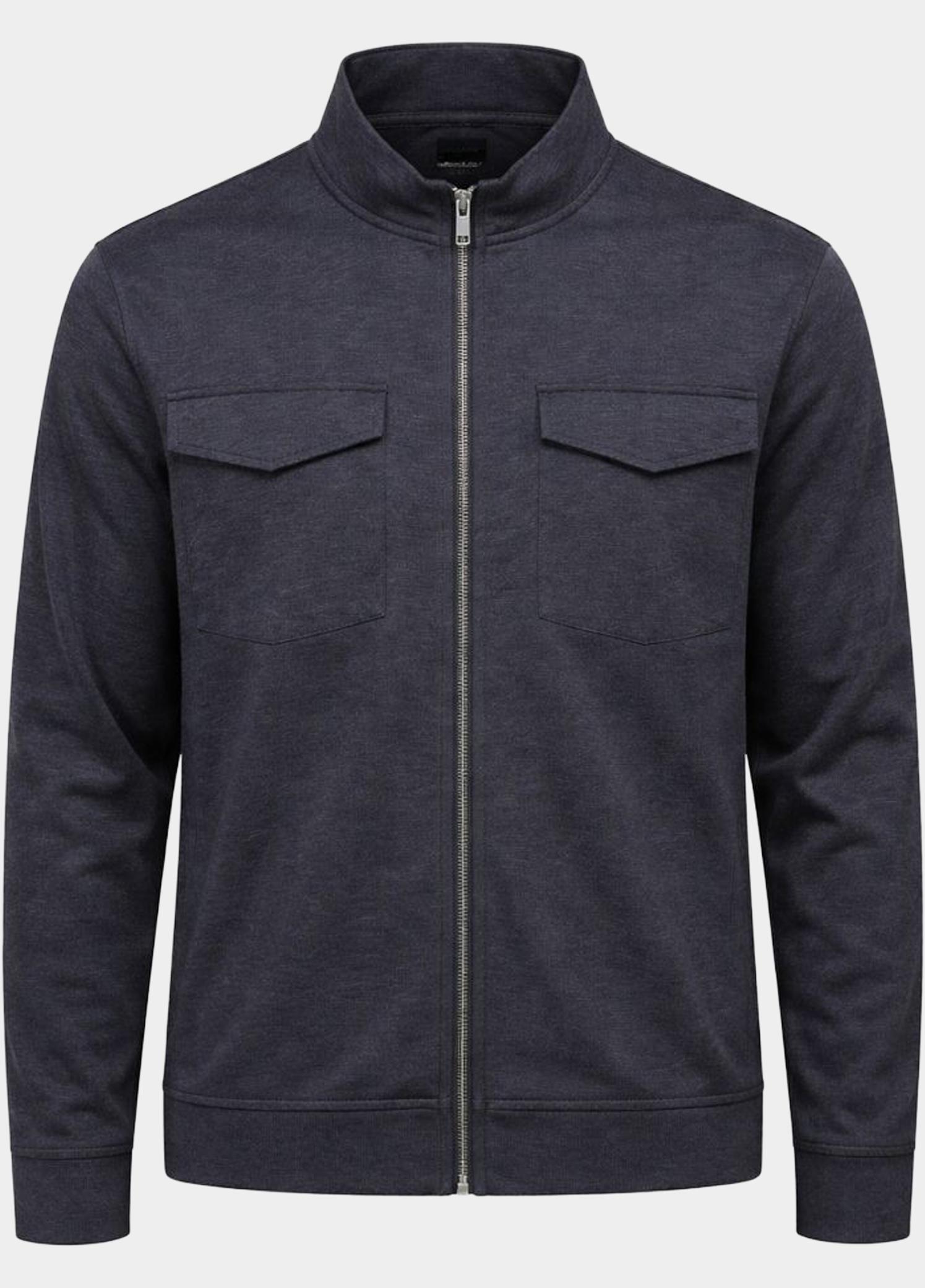 Born With Appetite Overshirt Blauw Billy Shirtjacket BWA26314BI61/4001