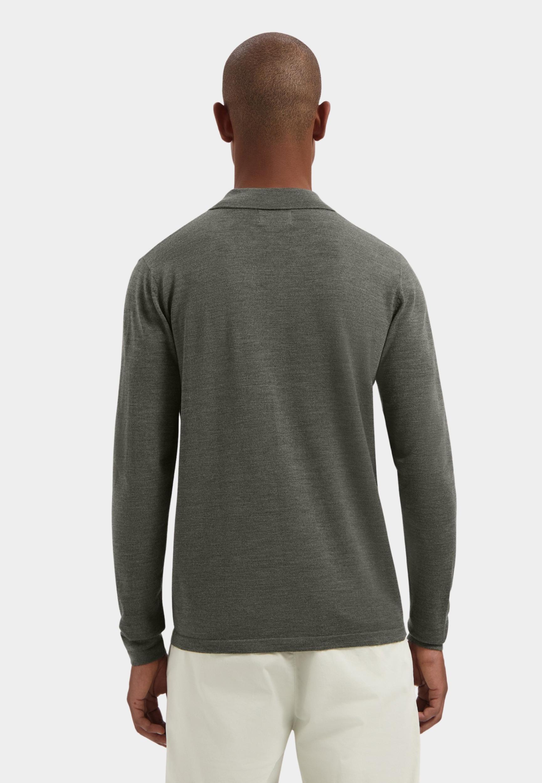 Dstrezzed Casual hemd lange mouw Groen DS_Destin Poloshirt 405740-AW25/524