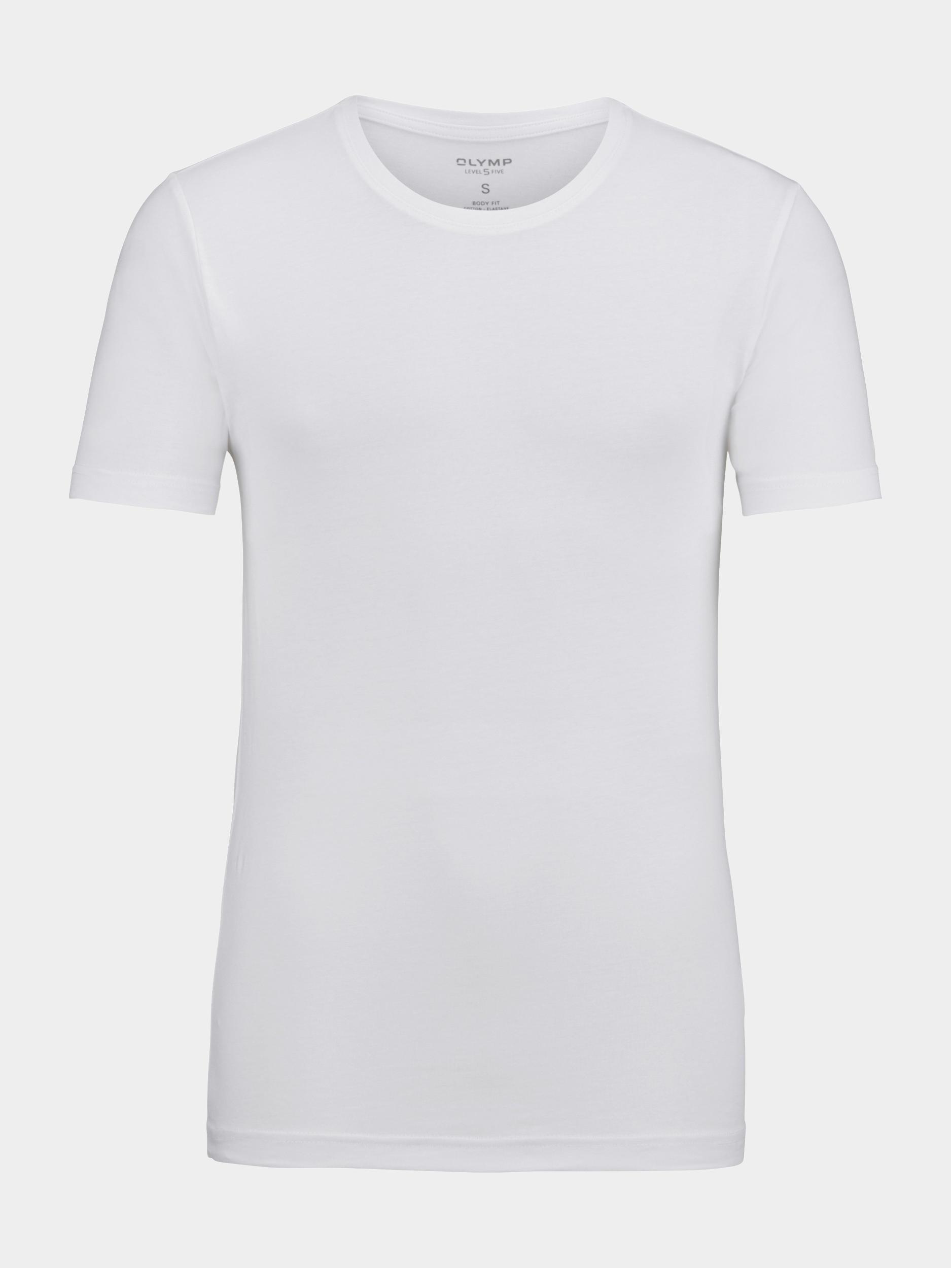 Olymp T-shirt korte mouw Wit 0803/12 T-Shirt 080312/00