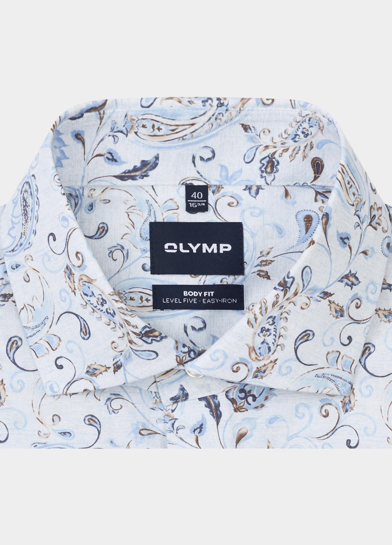 Olymp Zakelijk overhemd heren Blauw Level 5 b.f. D.2208 203824/11