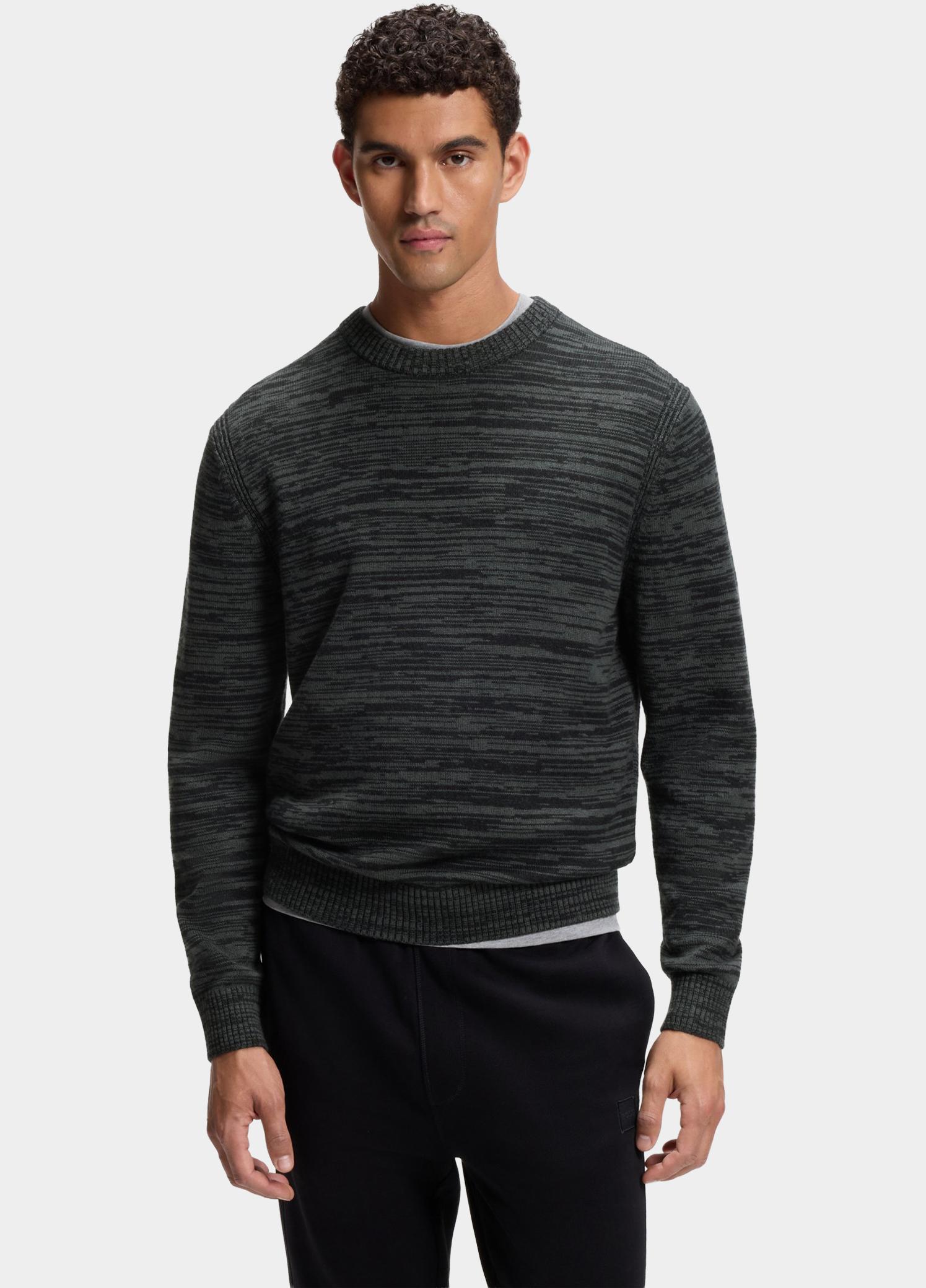 BOSS Orange Pullover heren Zwart Aperoso 10283077 01 50571943/001