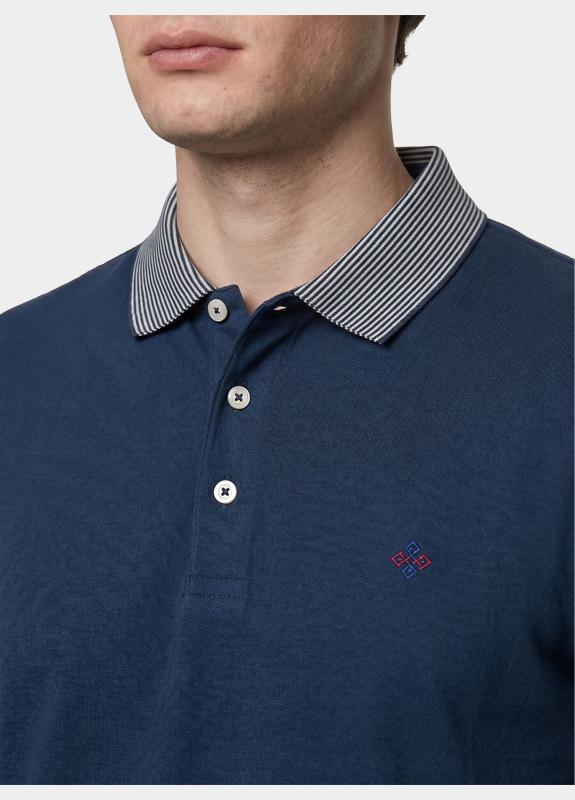Baileys Polo heren Blauw Poloshirt Solid Pique 615210/67
