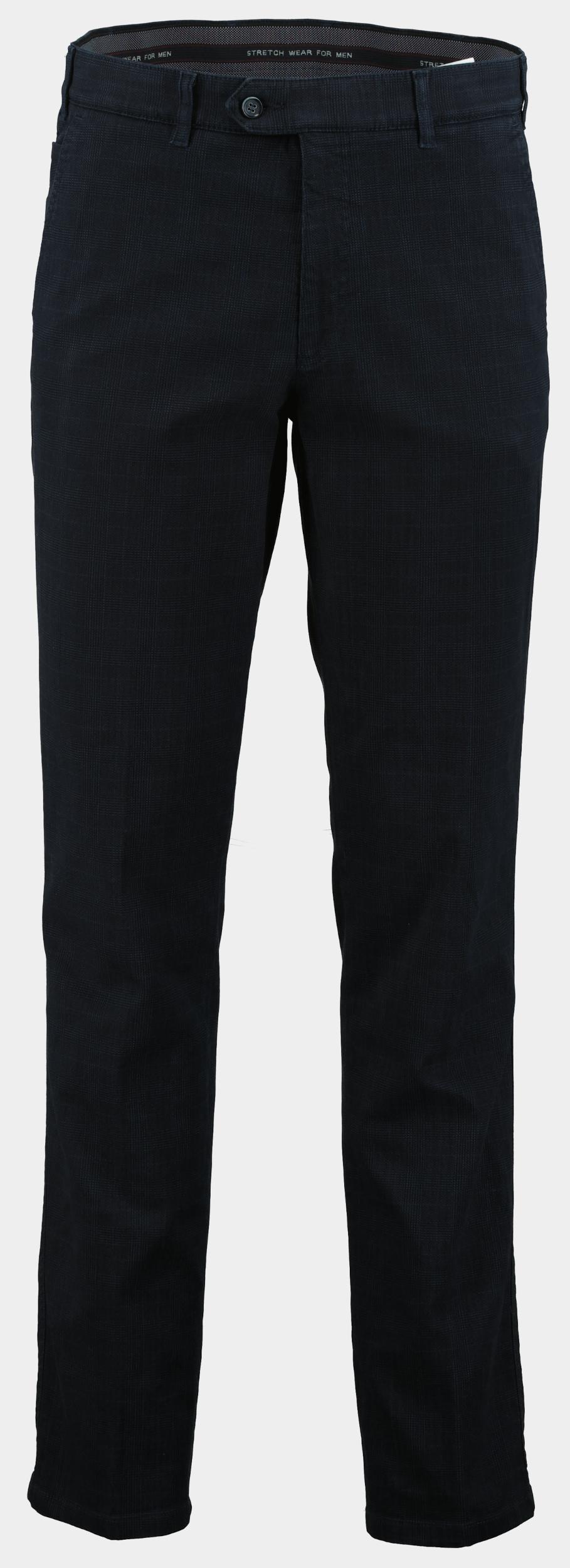 F043 Katoenen Broek Blauw geruit met steekzak 2021.1.11.229/610
