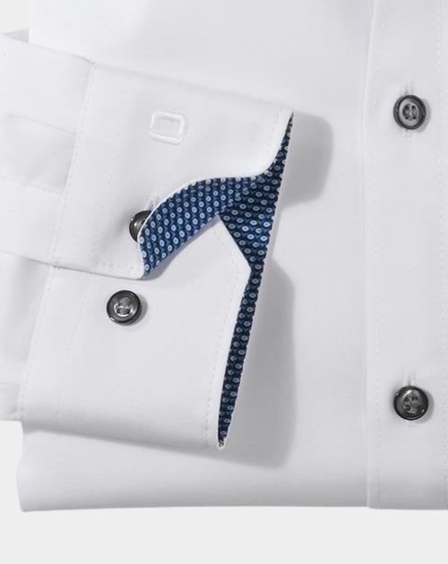 Olymp Business hemd lange mouw Blauw 0774/69 Hemden 077469/18