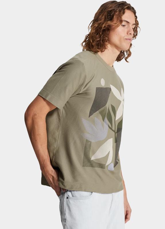 Cast Iron T-shirt korte mouw Groen Short sleeve r-neck regular f CTSS2602509/6478