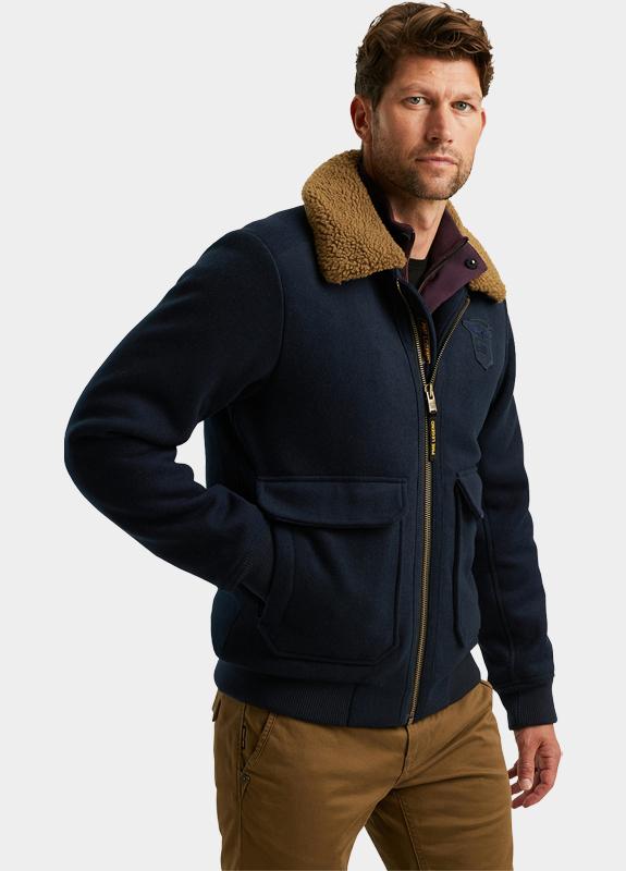 PME Legend Winterjas heren Blauw Flight jacket YETLOCK Dense W PJA2409146/5281