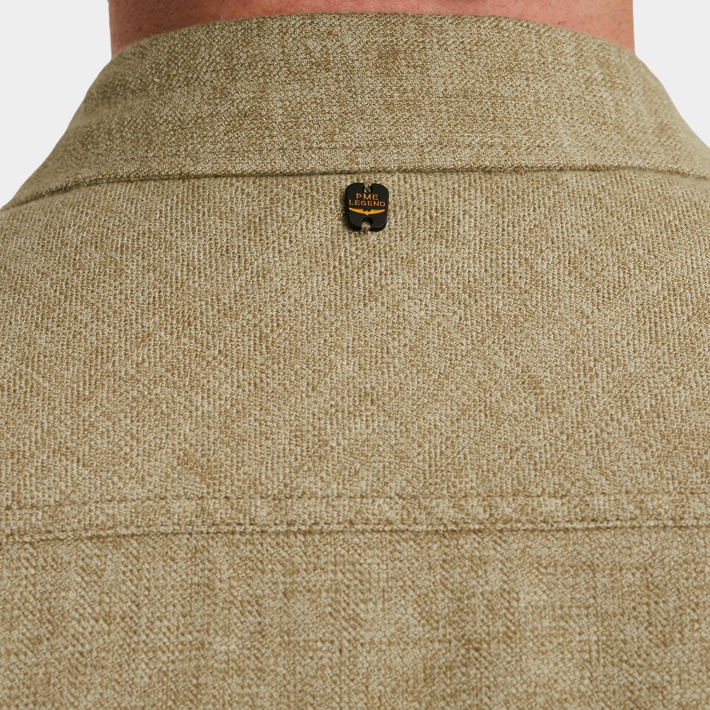 PME Legend Casual hemd lange mouw Groen LONG SLEEVE SHIRT YarnDyed Gr PSI2510202/6389