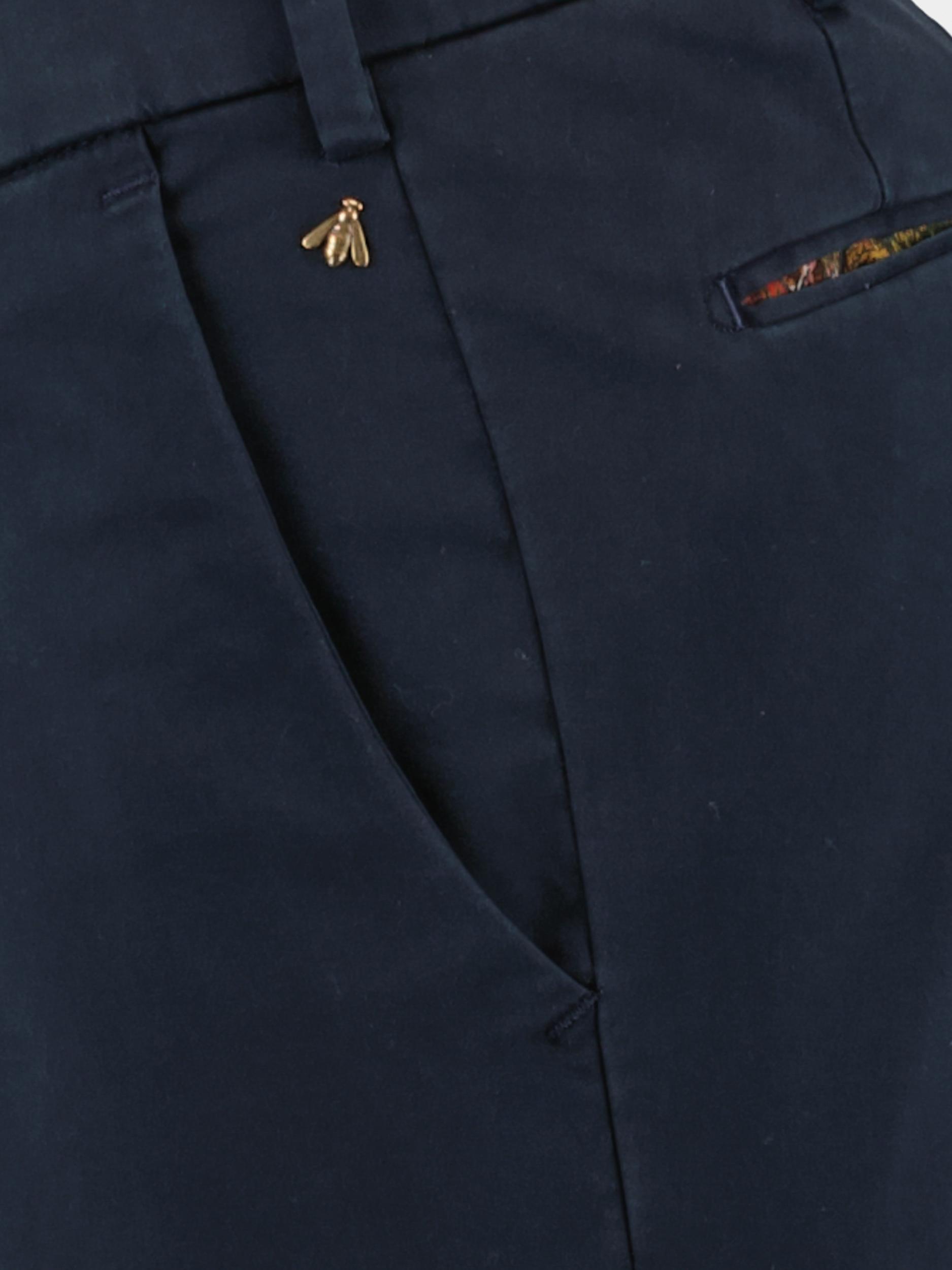 Meyer Katoenen Broek Blauw BONN Art.1-8095 1021809500/18