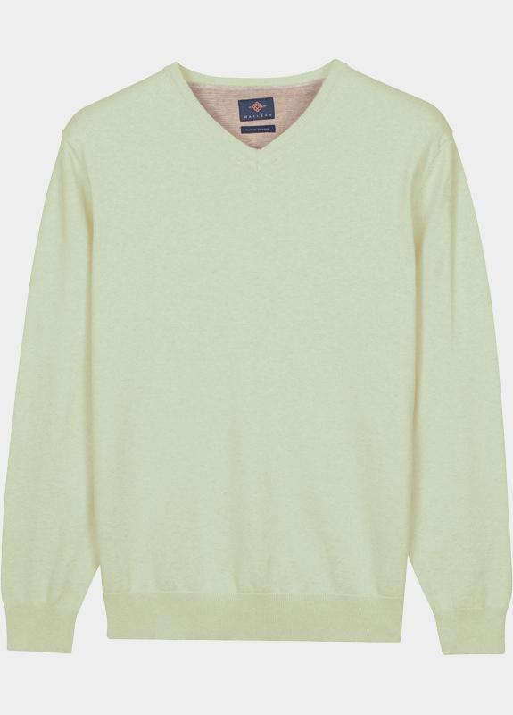 Baileys Pullover heren Groen V-Neck Pullover with low powe 618100/71