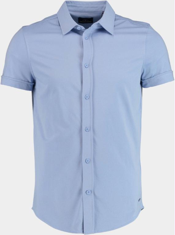 Born With Appetite Casual hemd korte mouw Blauw Earl Shirt Sl 21108EA38/210 l.blue