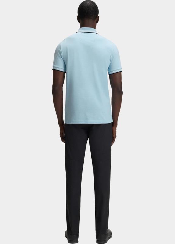 BOSS Green Polo korte mouw Blauw Paul 10255848 01 50506193/455