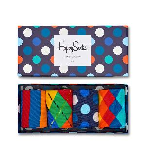 Happy Socks Cadeaubox Sokken Blauw happy socks Mix cadeaubox XMIX09/6000