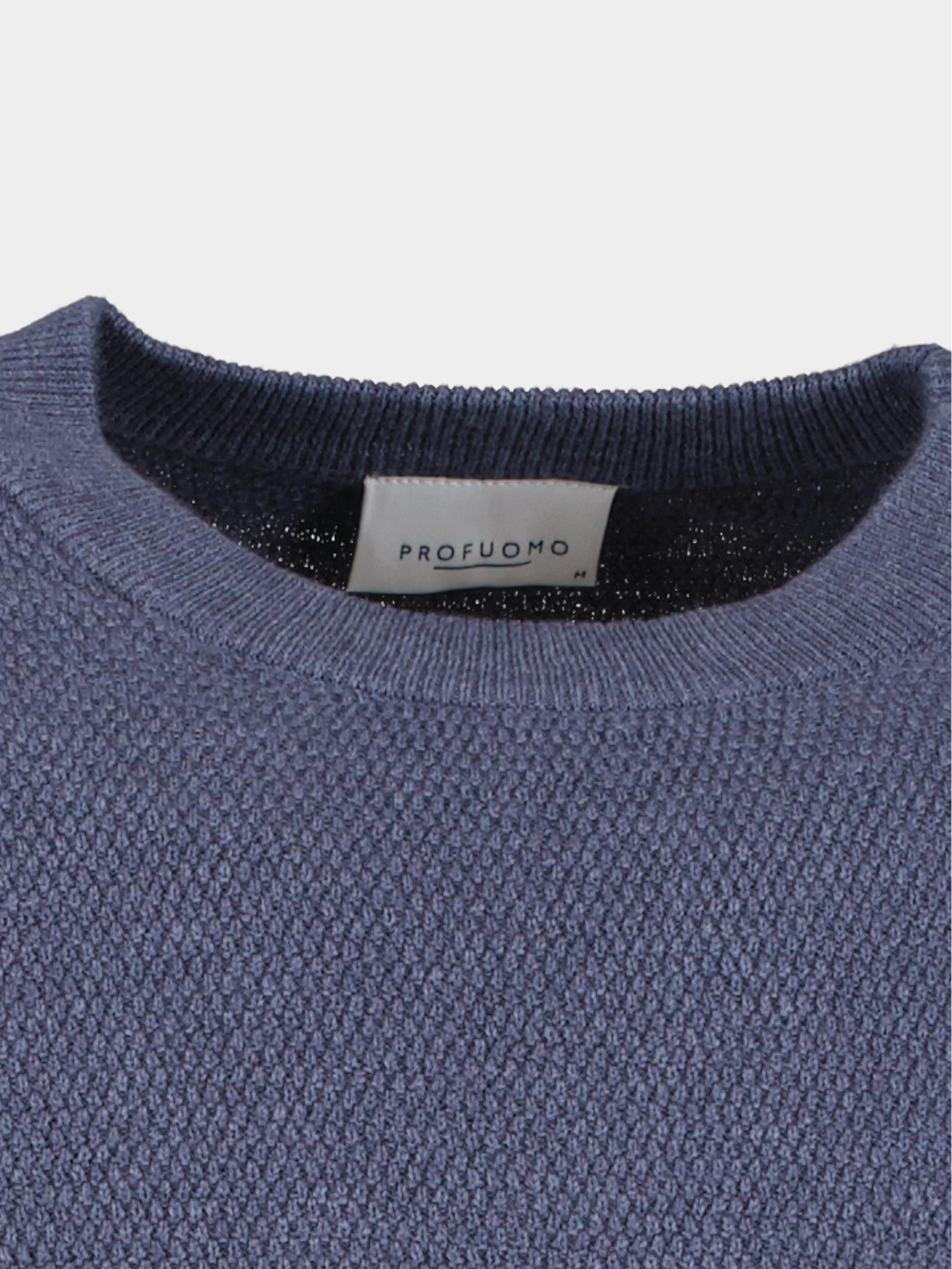Profuomo Pullover Blauw  PPUJ30007C/M2