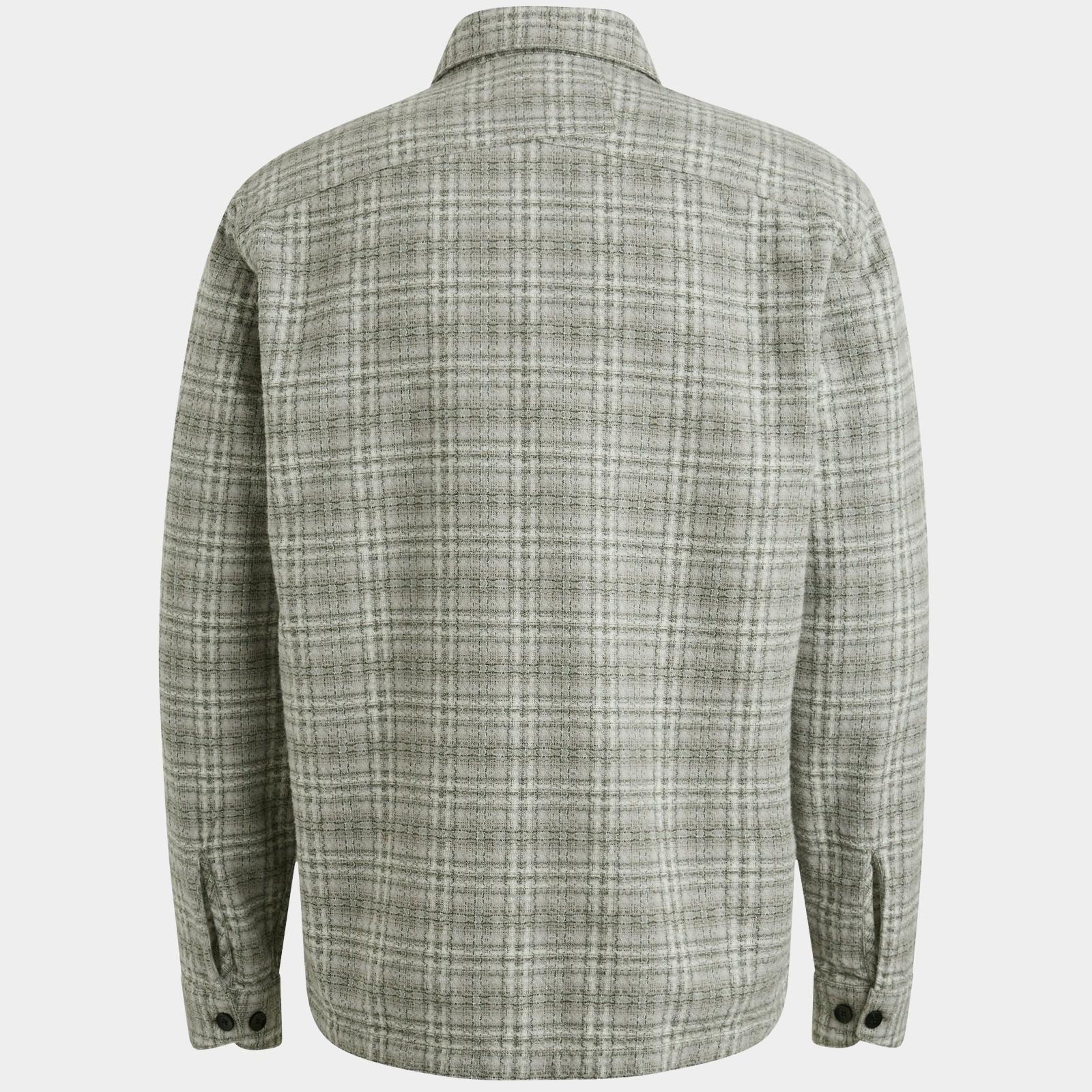 Cast Iron Casual hemd lange mouw Groen LONG SLEEVE SHIRT Dobby yarn CSI2510252/9031