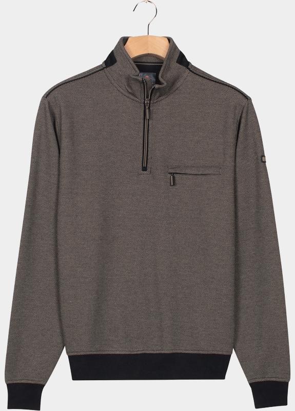 Baileys sweat halfzip Wit Sweatshirt 1/2 Zip  2-tone Ja 523157/81