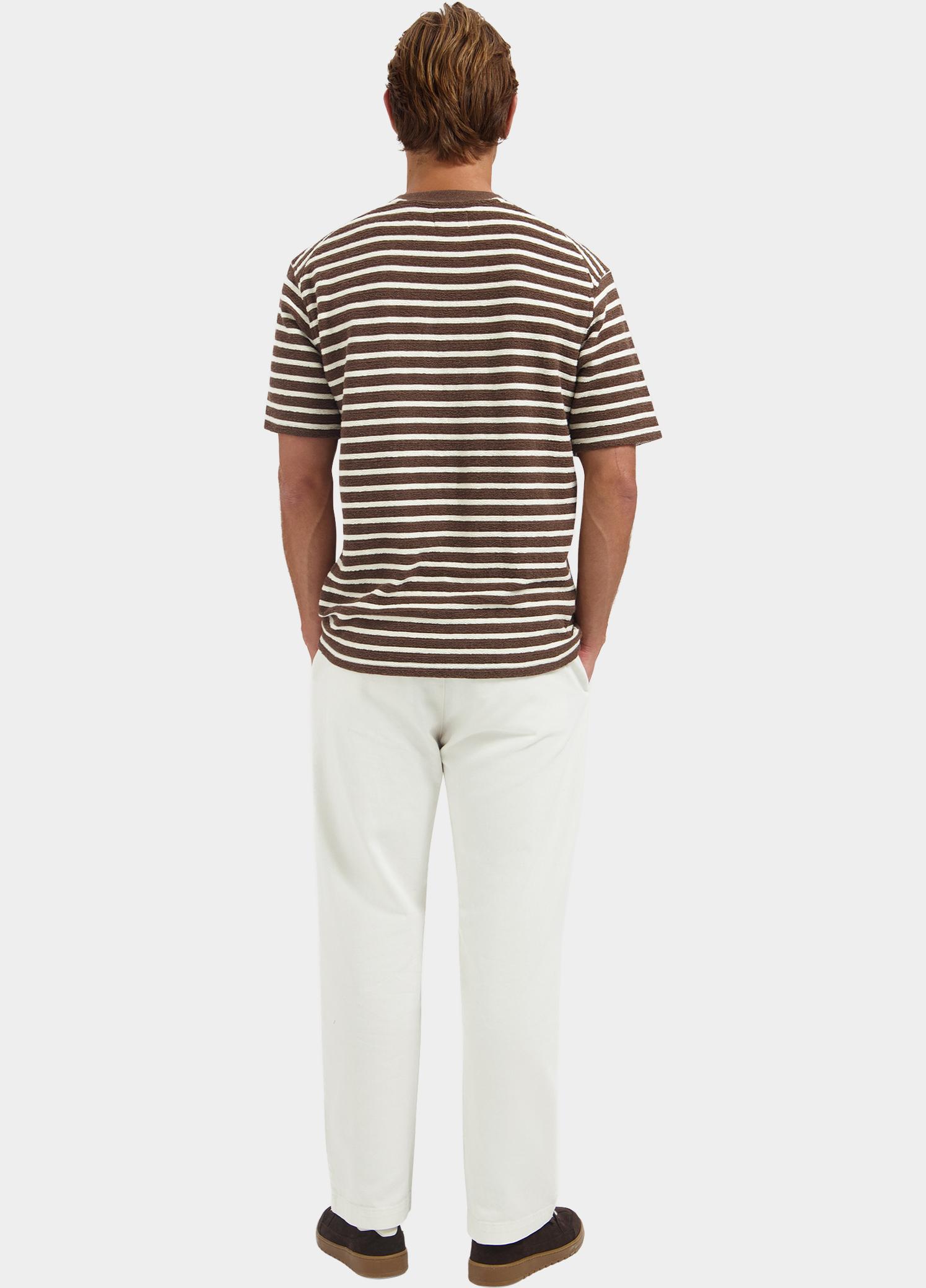 Dstrezzed T-shirt heren Bruin Louie Stripe 203552/799