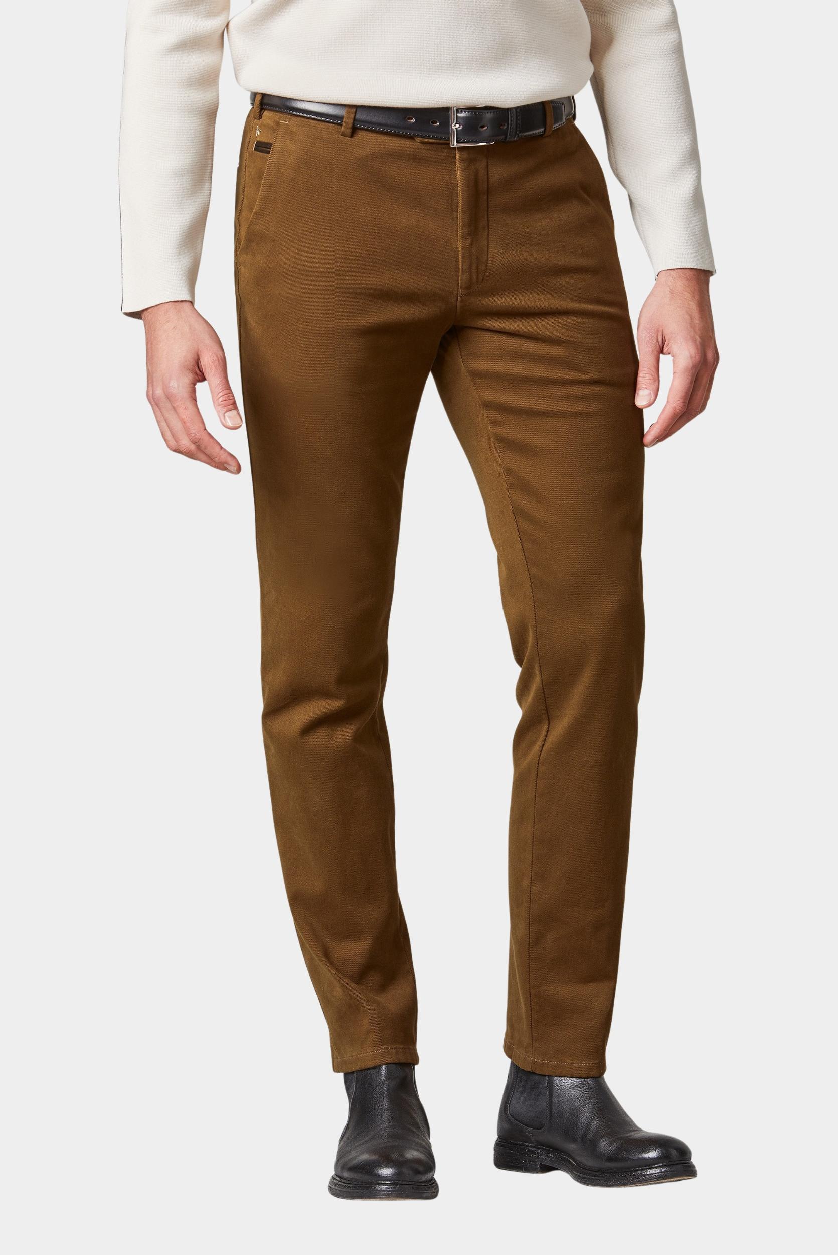 Meyer Katoenen Broek Bruin BONN Art.2-8572 1022857200/43