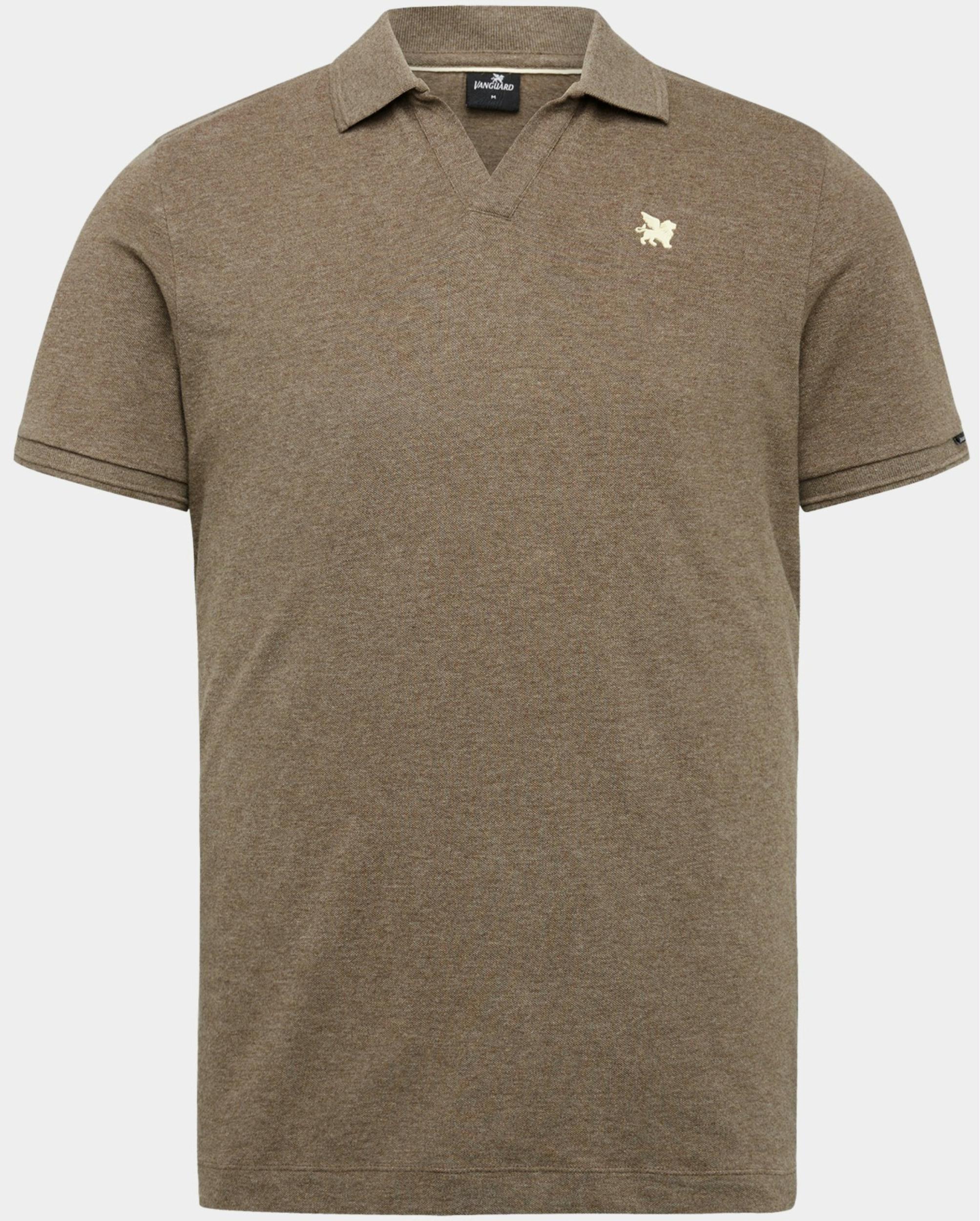 Vanguard Polo korte mouw Bruin Short sleeve polo pique stret VPSS2303866/8031