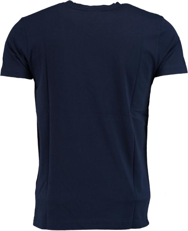 Gant T-shirt korte mouw Blauw The Original Fitted V-Neck T-s 234104/433
