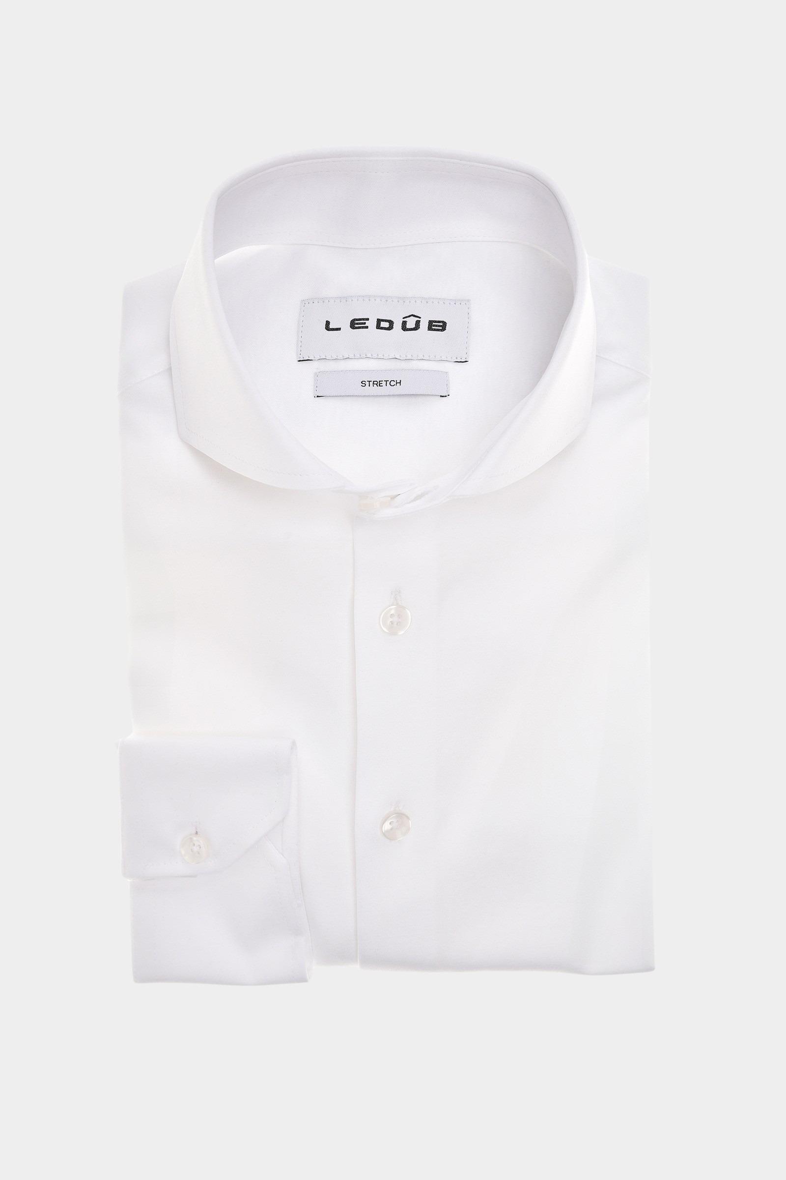 Ledub Business hemd lange mouw Wit SF5 0143230/910-000-000