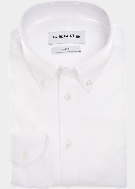 Ledub Business hemd lange mouw Wit  0702127/910-000-000