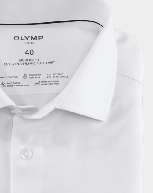 Olymp Business hemd korte mouw Wit 1230/22 Hemden 123022/00