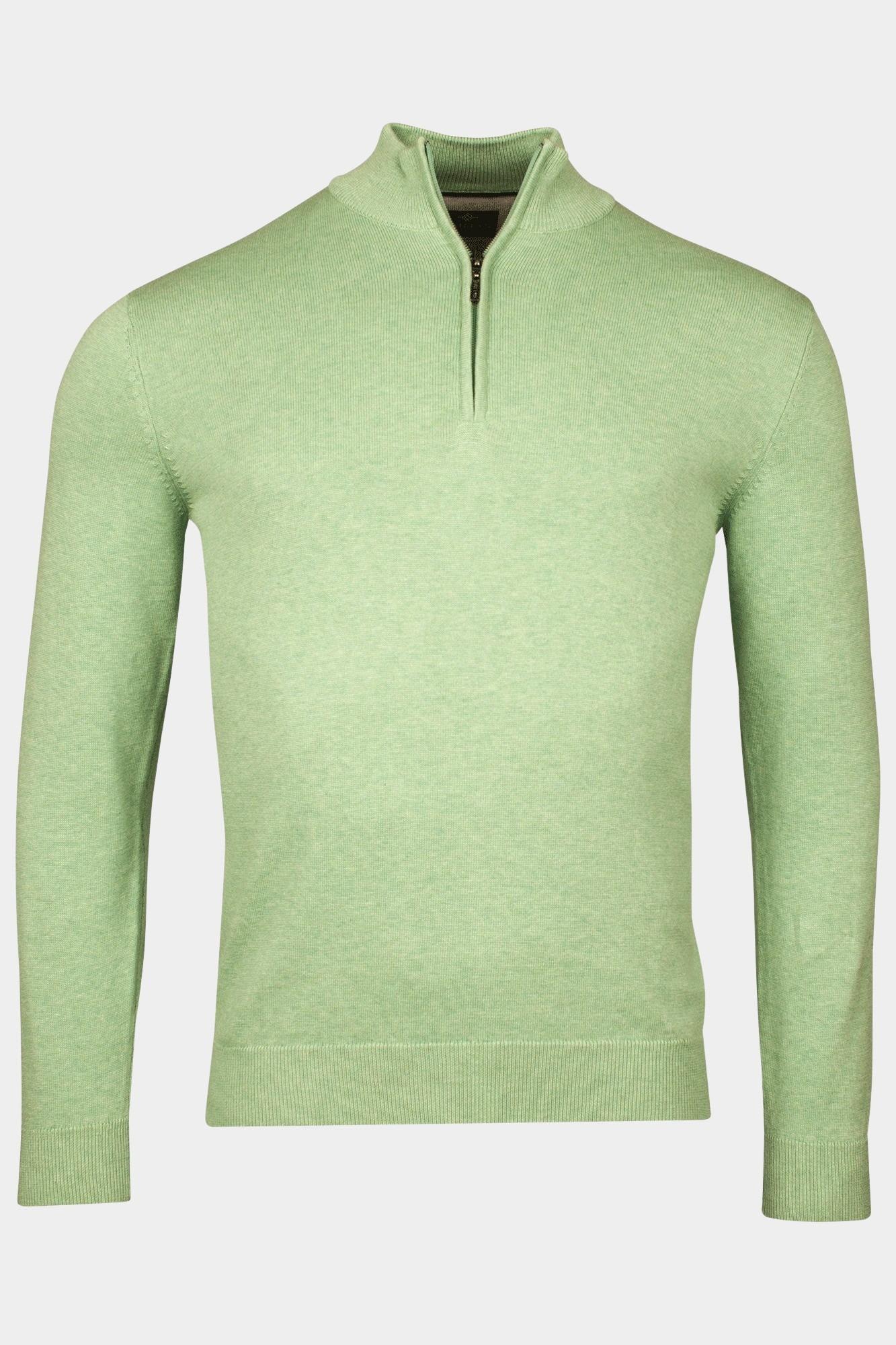 Baileys Half Zip Groen Pullover 1/2 zip  12gg single 518400CCT-3/715