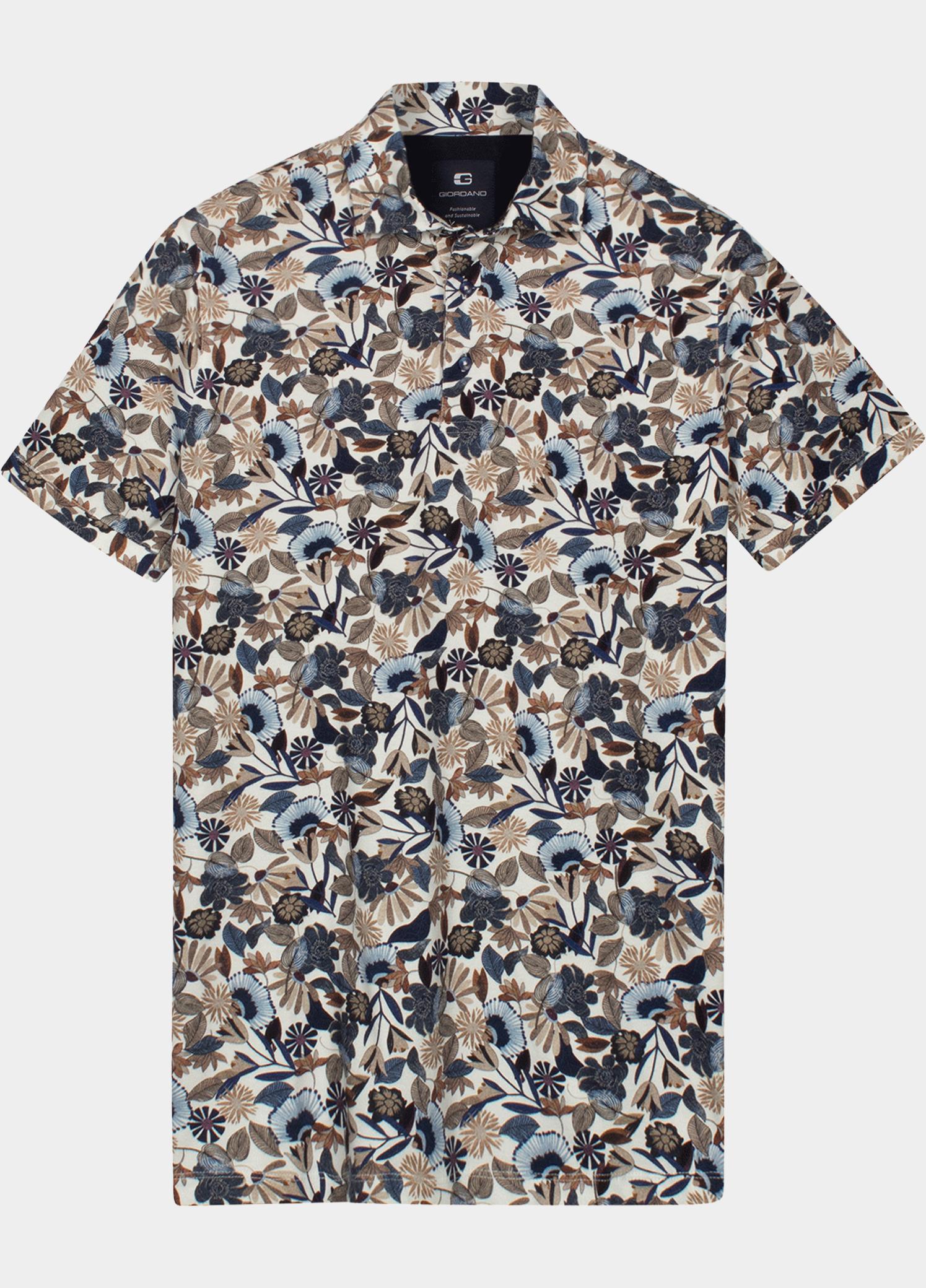 Giordano Polo heren Blauw Formentini Short Sleeve Polo 616555/60