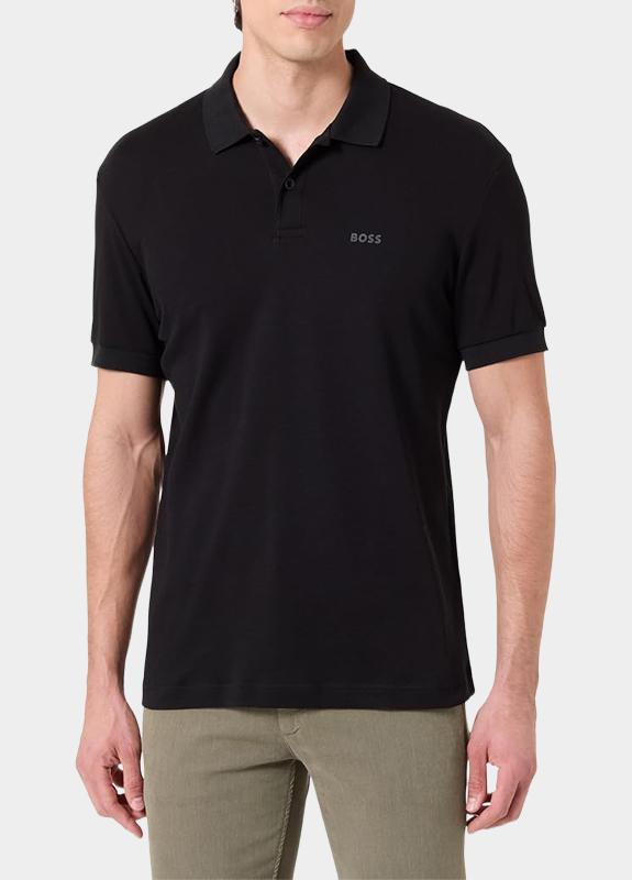 BOSS Green Polo korte mouw Zwart Pio 2 10273348 01 50555153/001