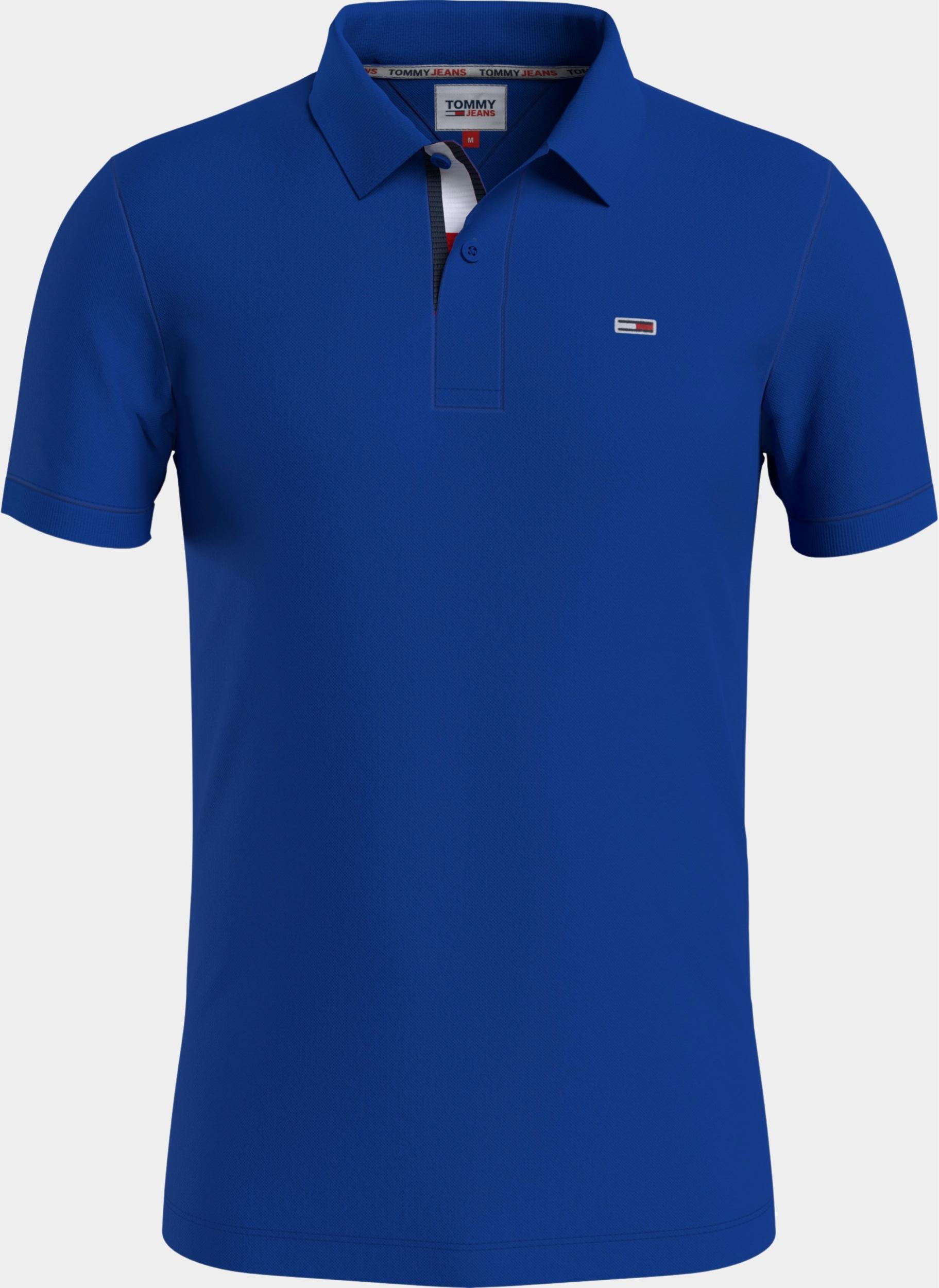 Tommy Jeans Polo korte mouw Blauw TJM Slim Placket Polo DM0DM15940/C66