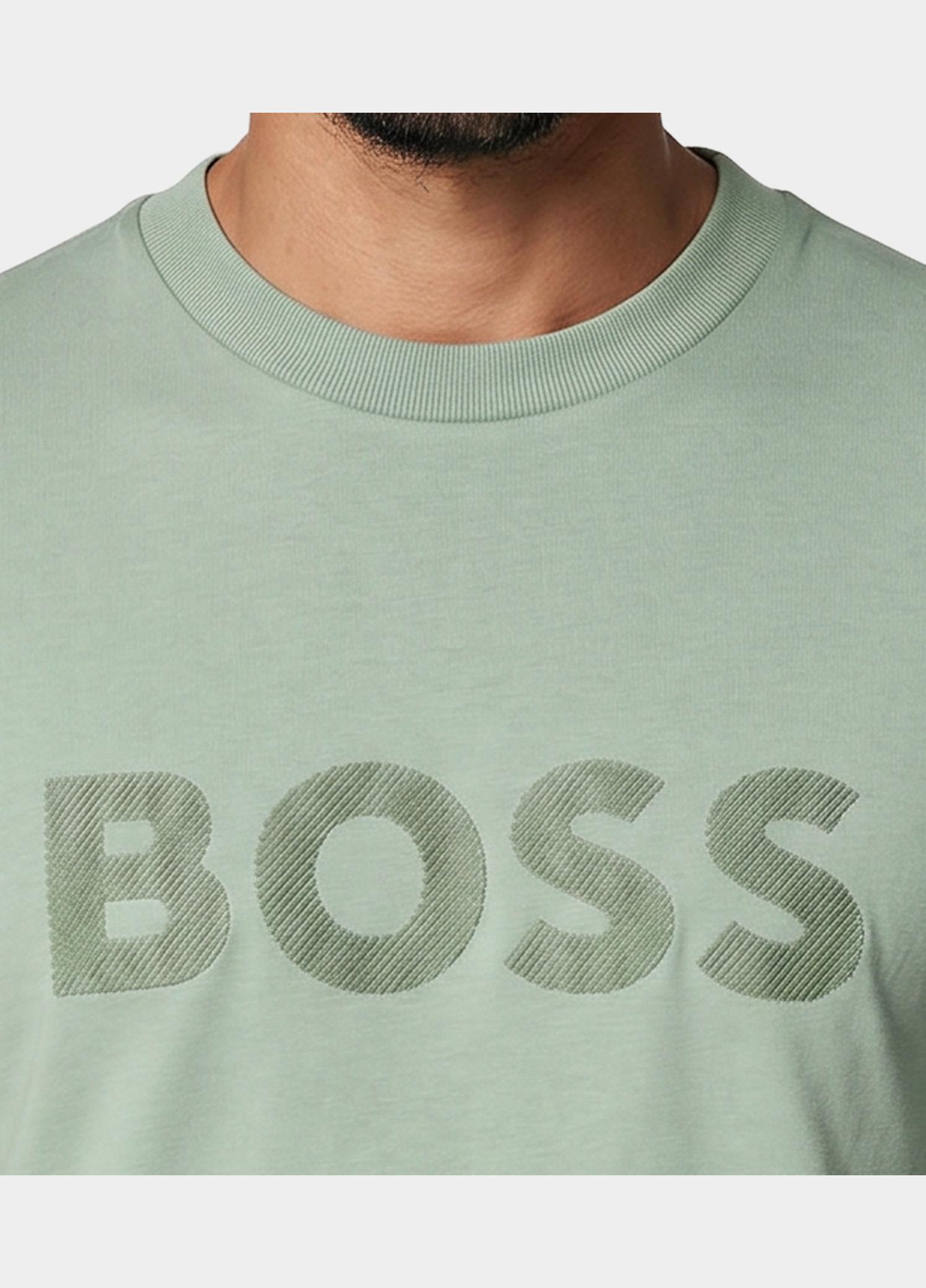 BOSS Green T-shirt heren Groen TS_Iconic Logo 10273332 01 50553636/357