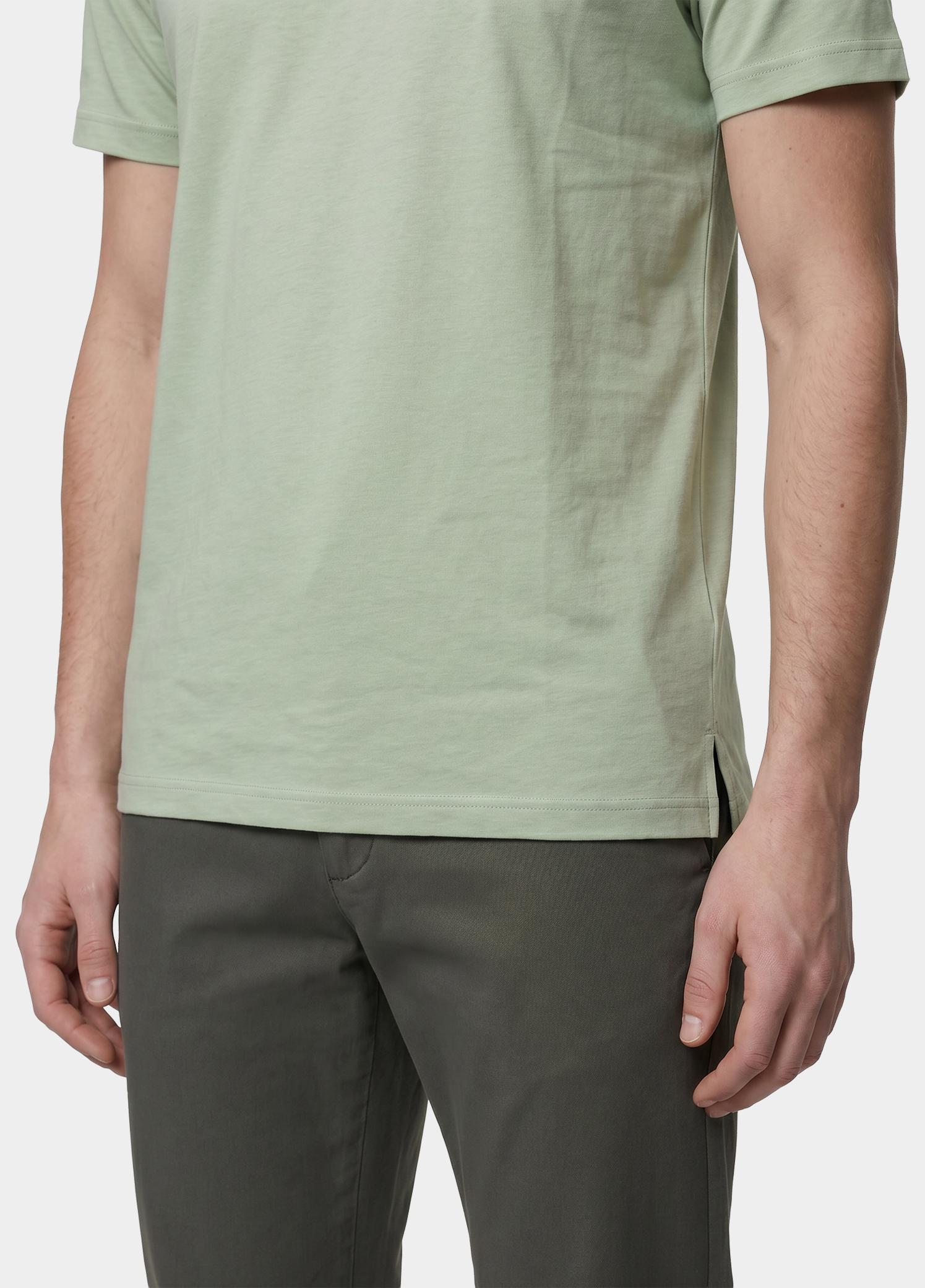 Scotland Blue T-shirt heren Groen Dynand T-shirt SPE25108DY42SB/311 pistachio