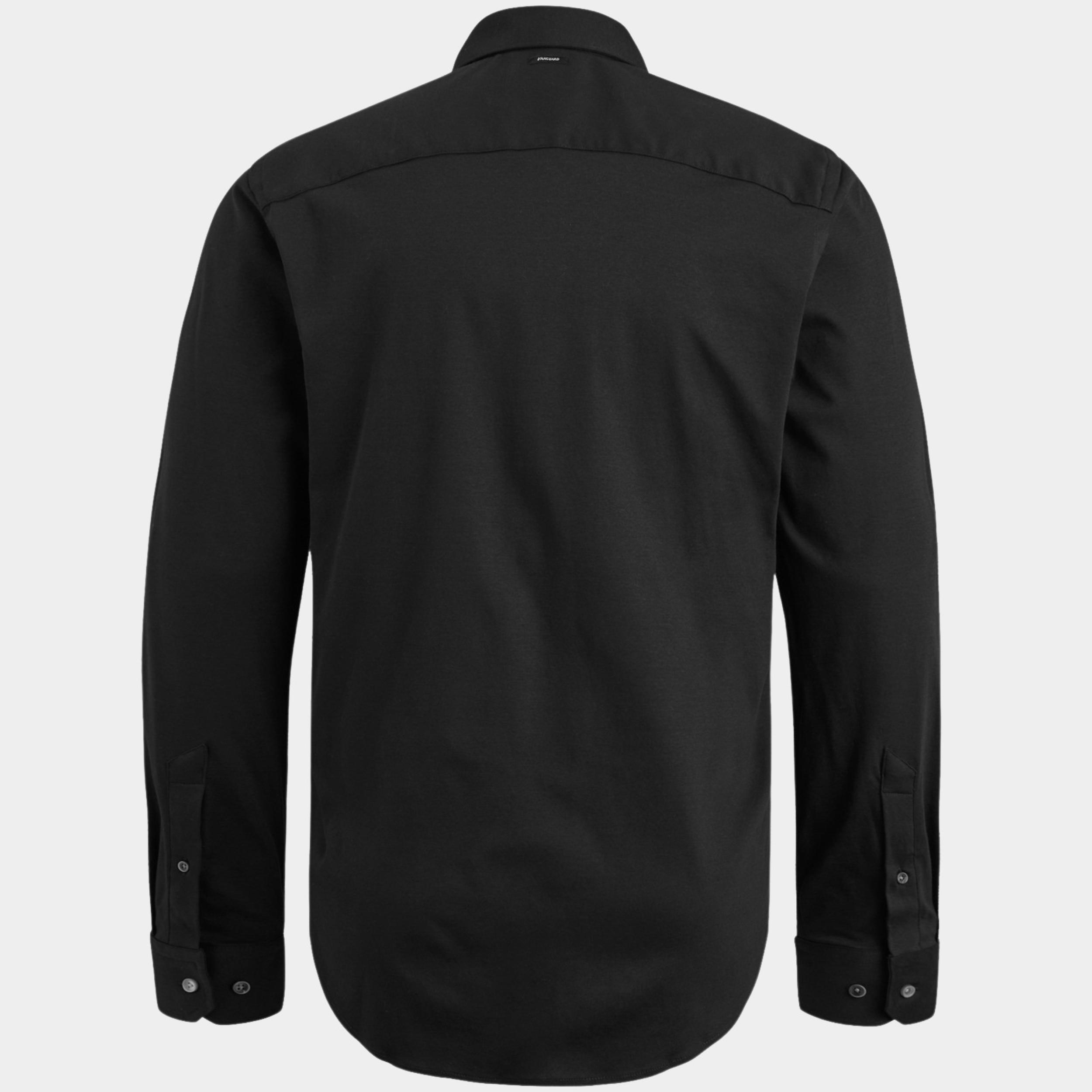 Vanguard Casual hemd lange mouw Zwart Long Sleeve Shirt CF Double S VSI2308200/999