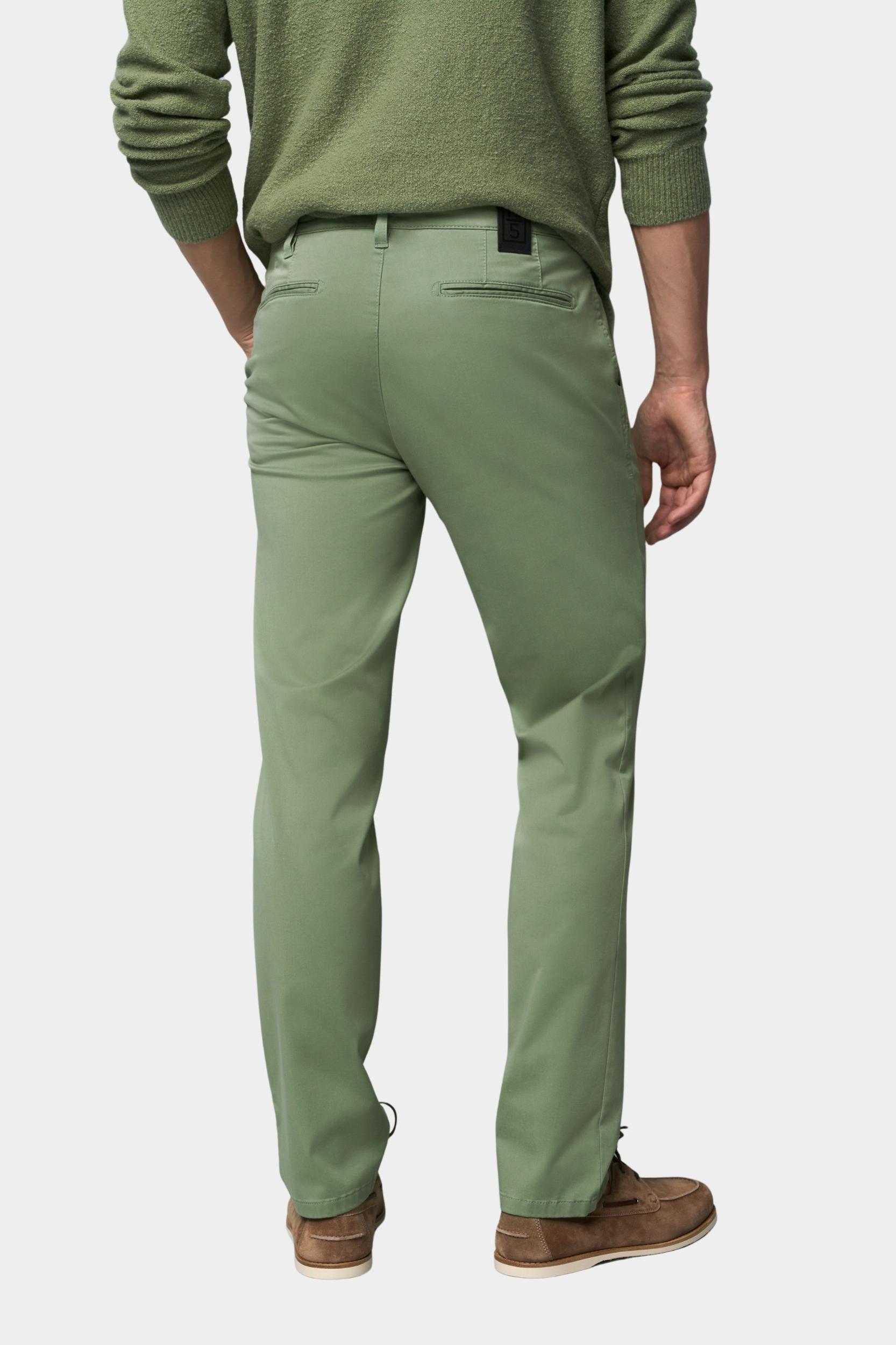 Meyer Katoenen Broek Groen CHINO Art.1-6181 3641618100/23