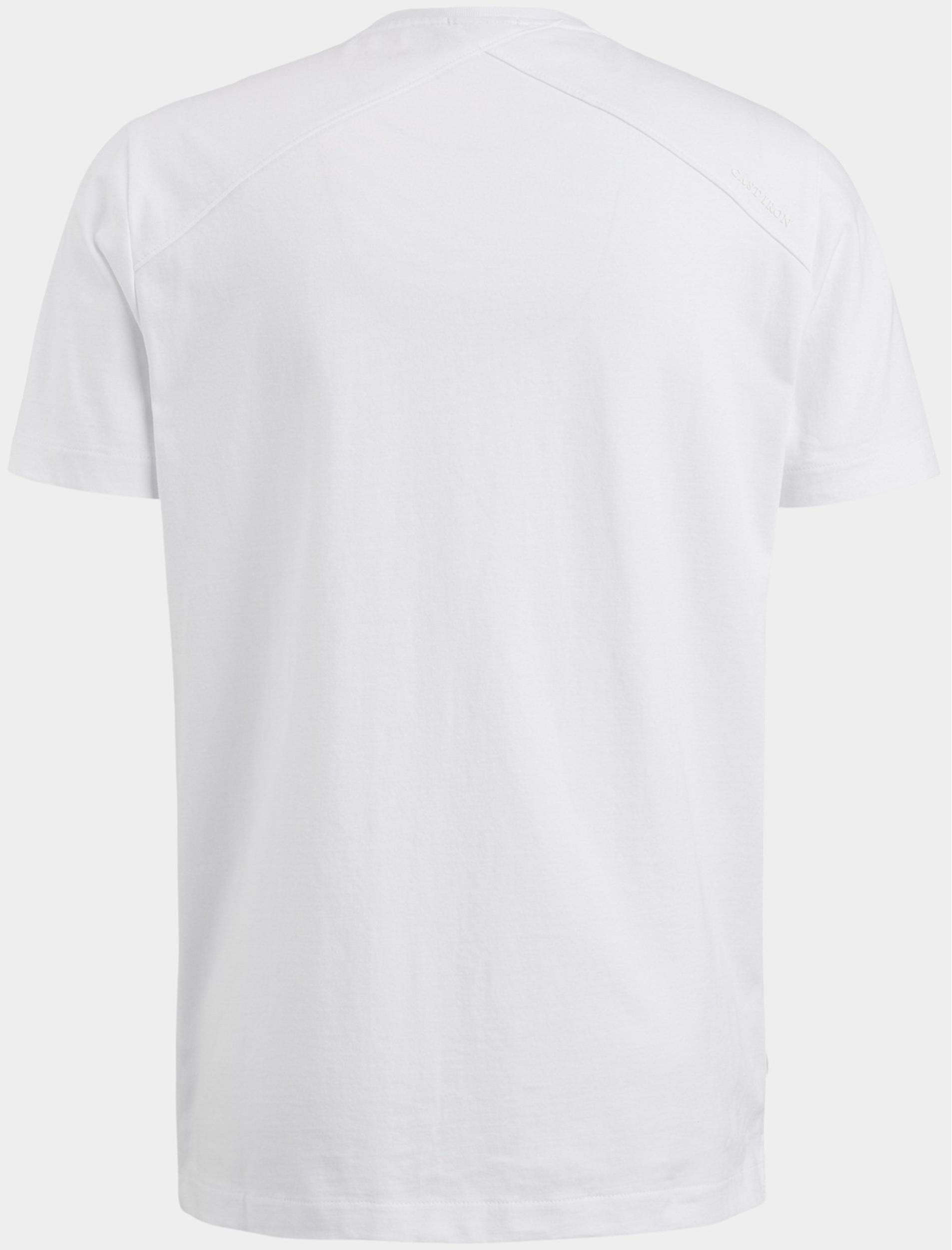 Cast Iron T-shirt korte mouw Wit Short sleeve r-neck slub jers CTSS2308582/7002
